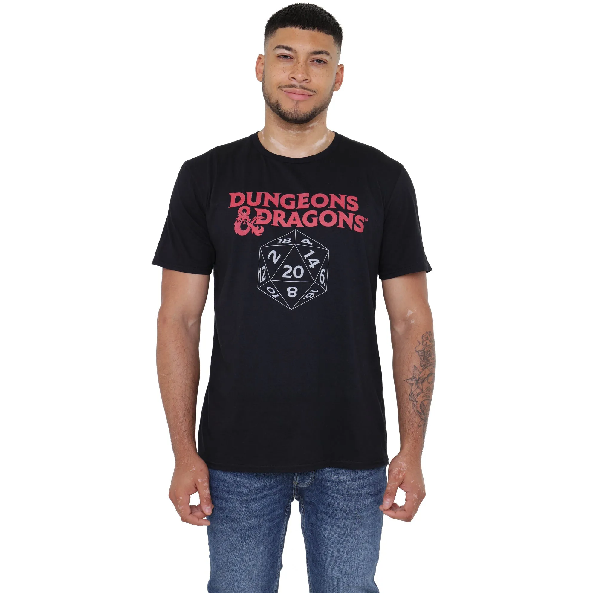 Dungeons & Dragons D20 Dice Mens T-shirt