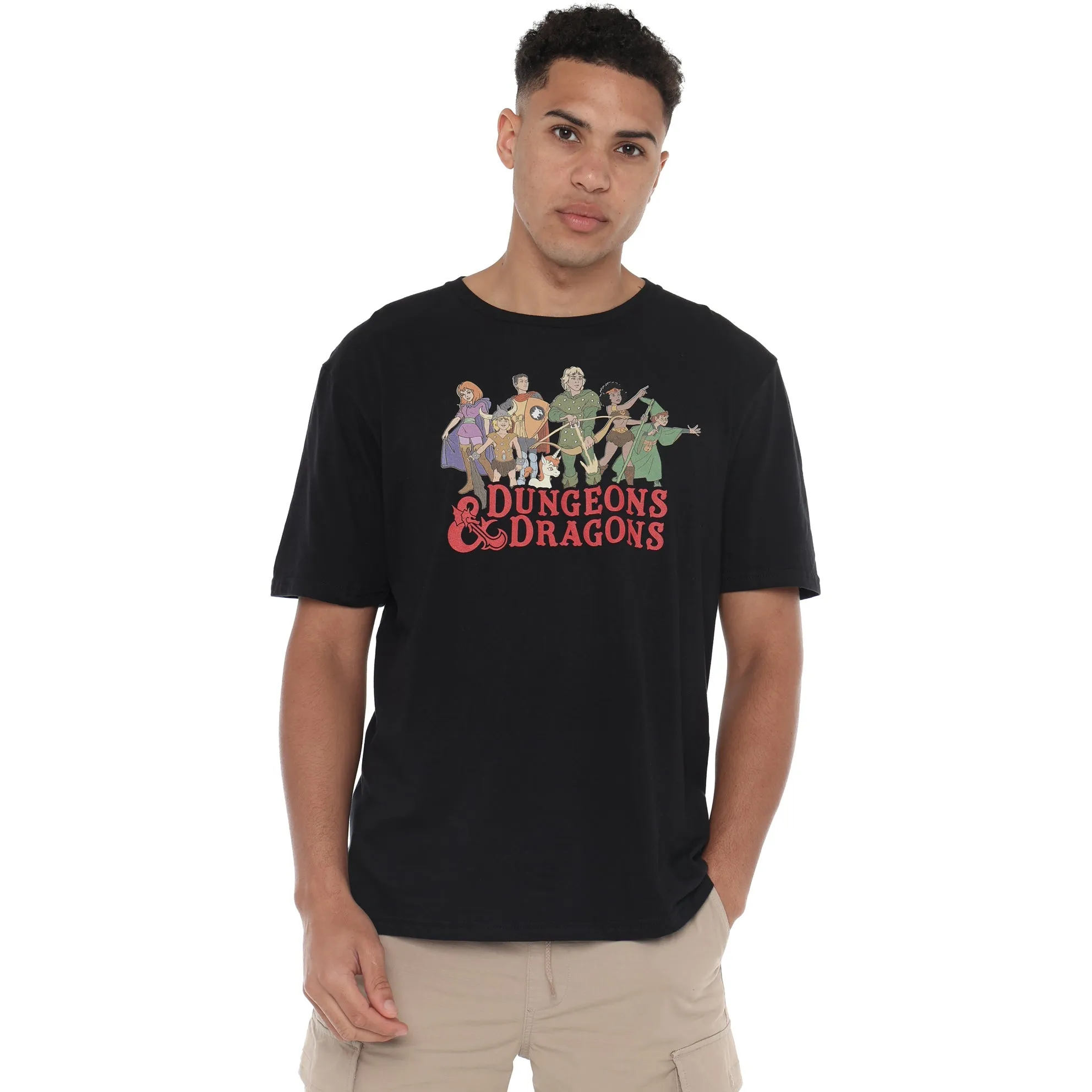 Dungeons & Dragons Line Up Mens T-shirt