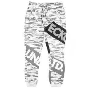 ECKO UNLTD FLEECE JOGGER PANTS  WHITE CAMO - EO31G662