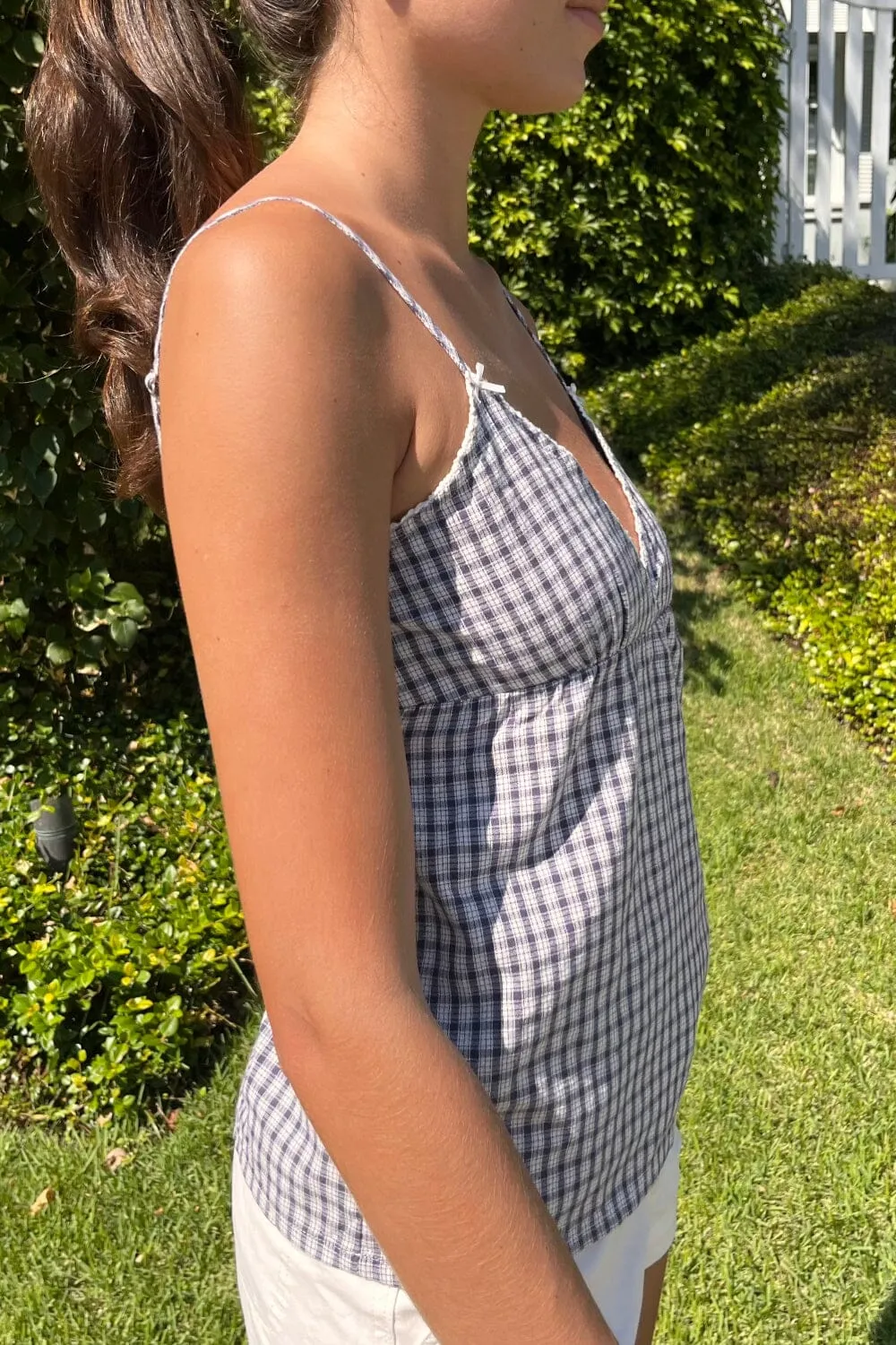 Edith Plaid Tank