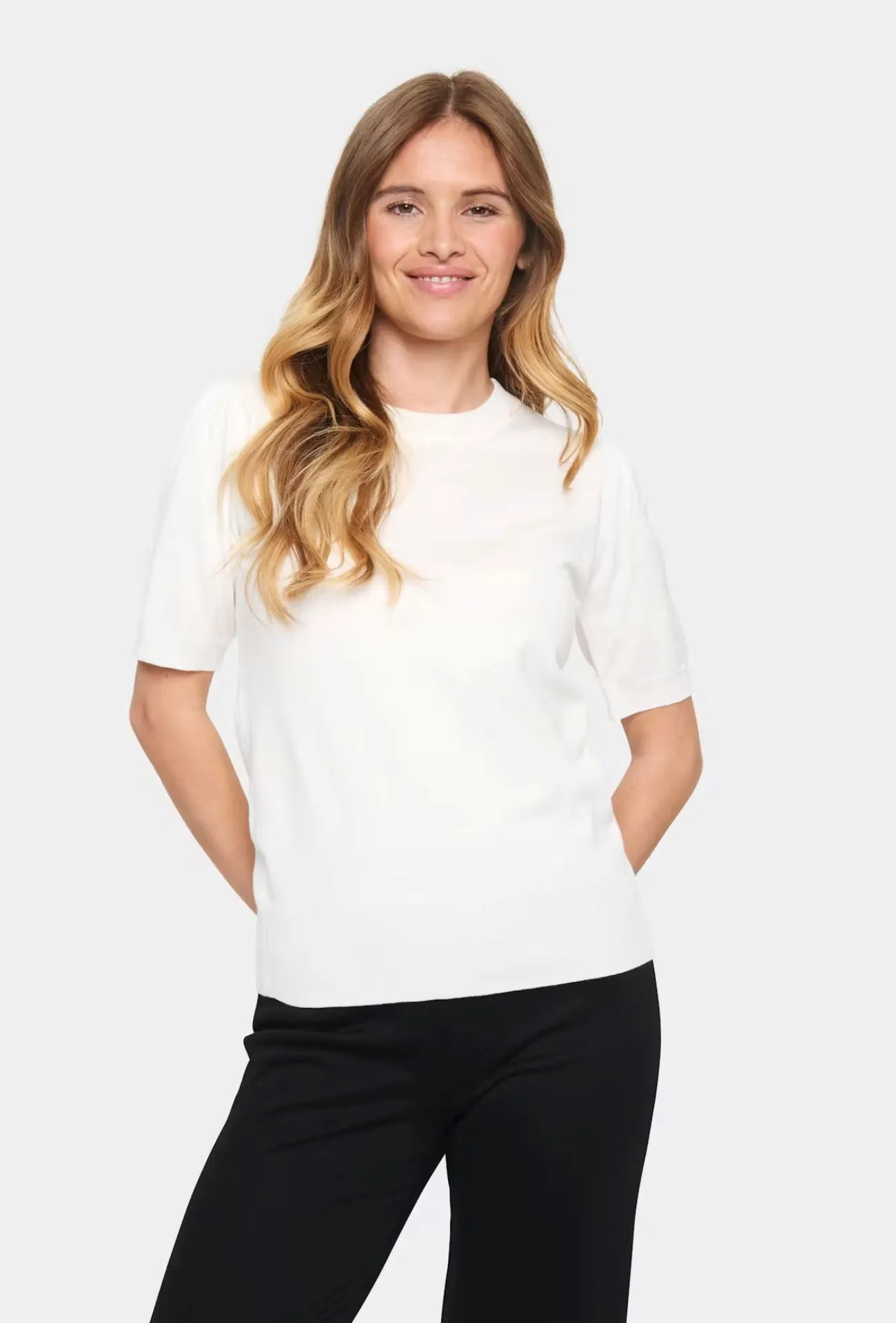 EFFORTLESS KNIT TSHIRT