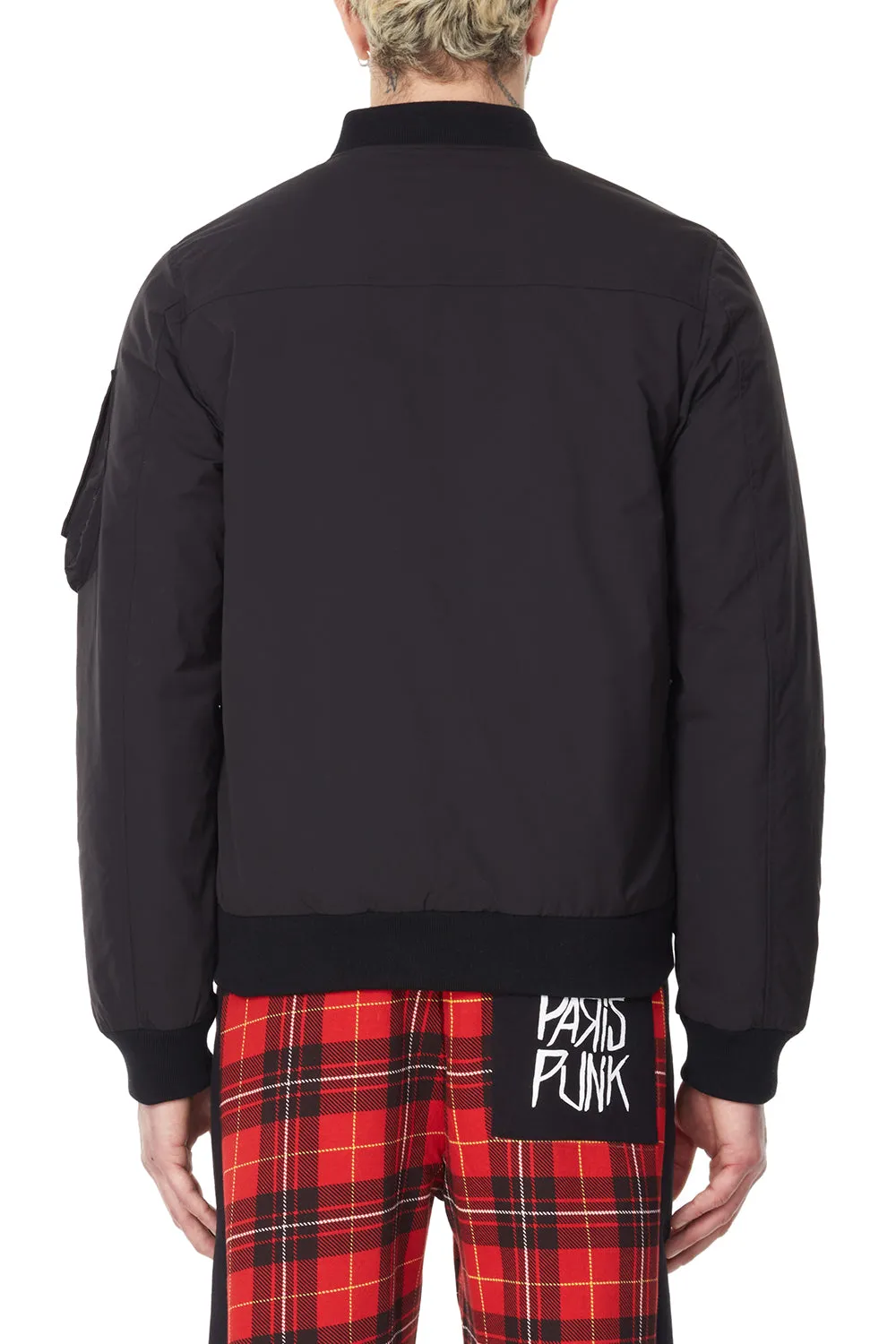 Eleven Paris WOVEN BOMBER OUTERWEAR (BLACK)