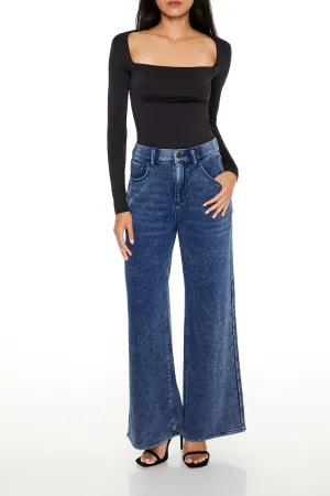 Faux Denim French Terry Sweatpant