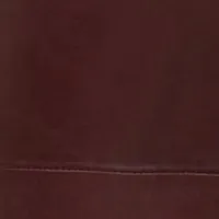 Faux Leather Trench Coat