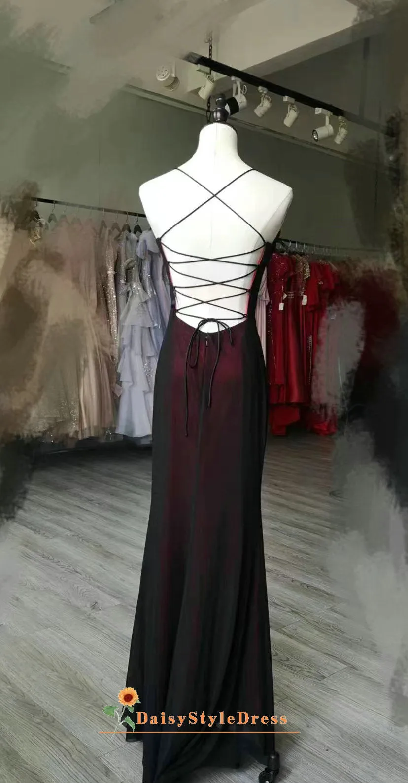 Fit and Flare Square Neckline 90"s Vintage Party Dress
