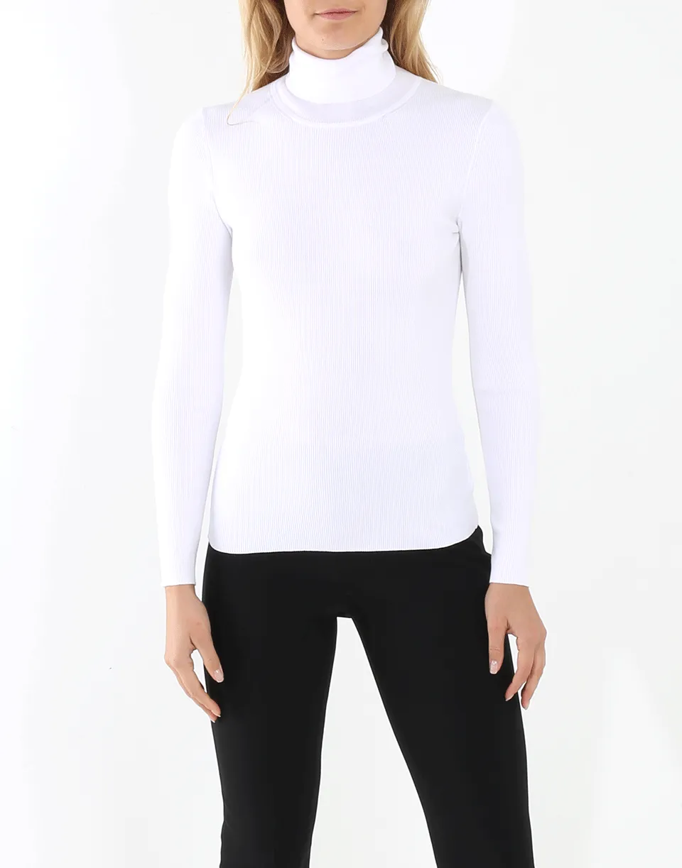 Fitted Turtleneck Top