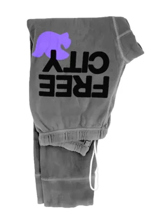 FREE CITY Large Swami 3/4 Sweatpants in Grayart