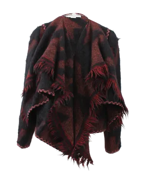 Fringe Blanket Jacket