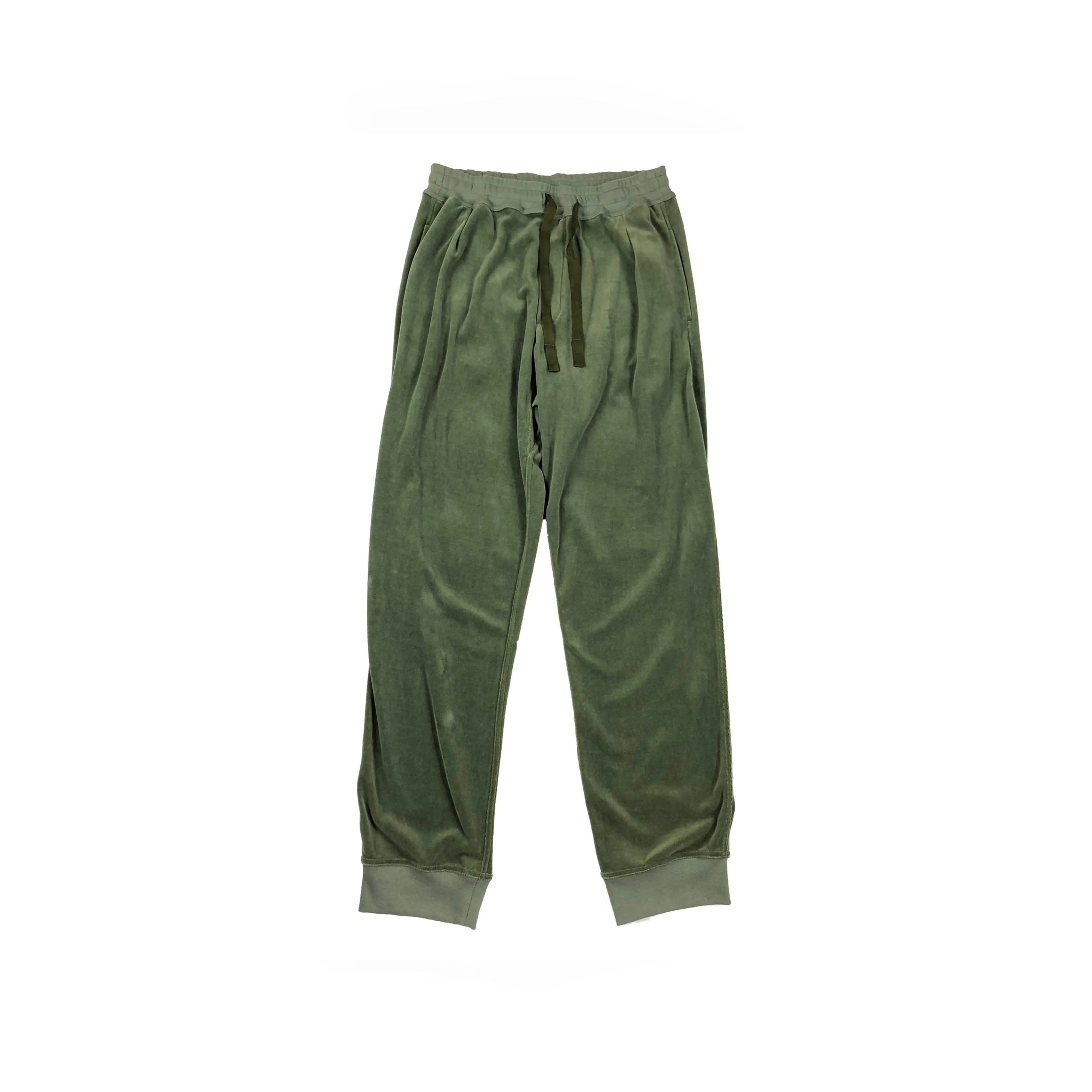 FW18 Light Green Velvet Sweatpants