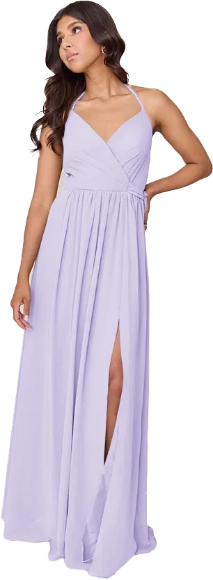 Hannah Chiffon Faux Wrap Dress | Made To Order