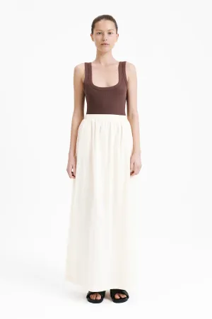 Hudson Maxi Skirt- Cloud
