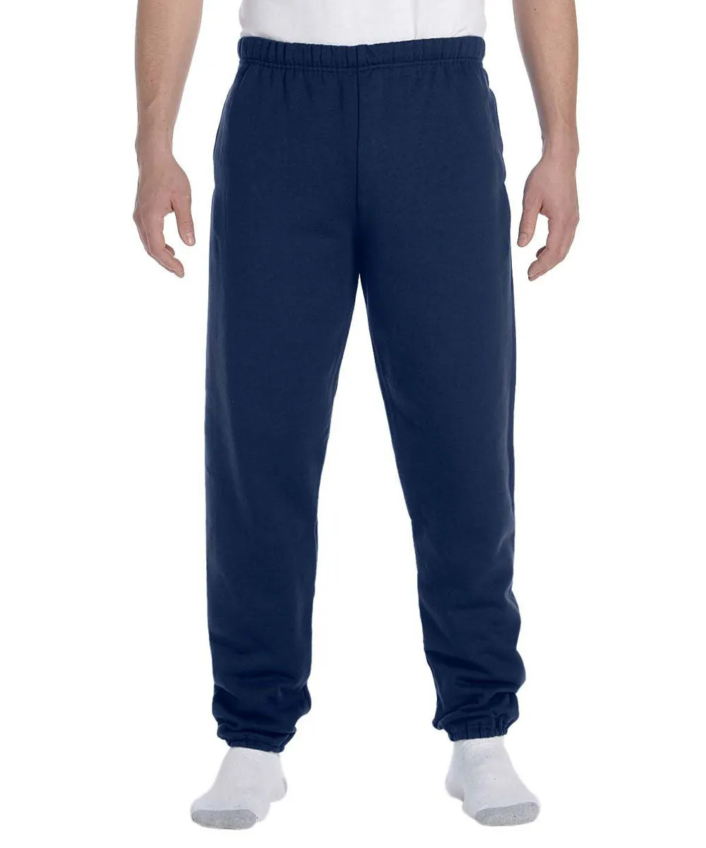 Jerzees Super Sweats NuBlend Fleece Pocketed Sweatpants - Navy