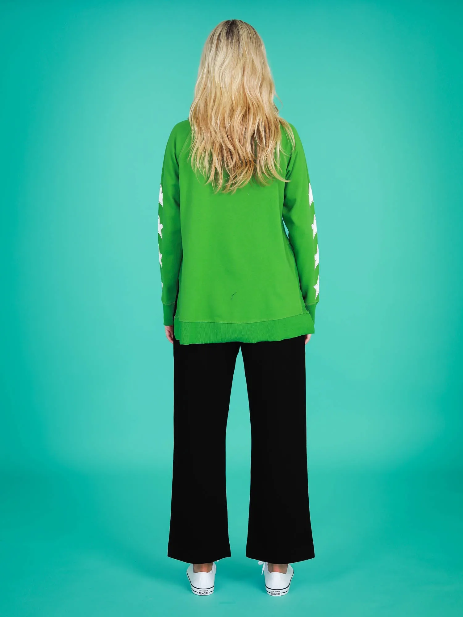 Kate Leopard Print Star Sweatshirt