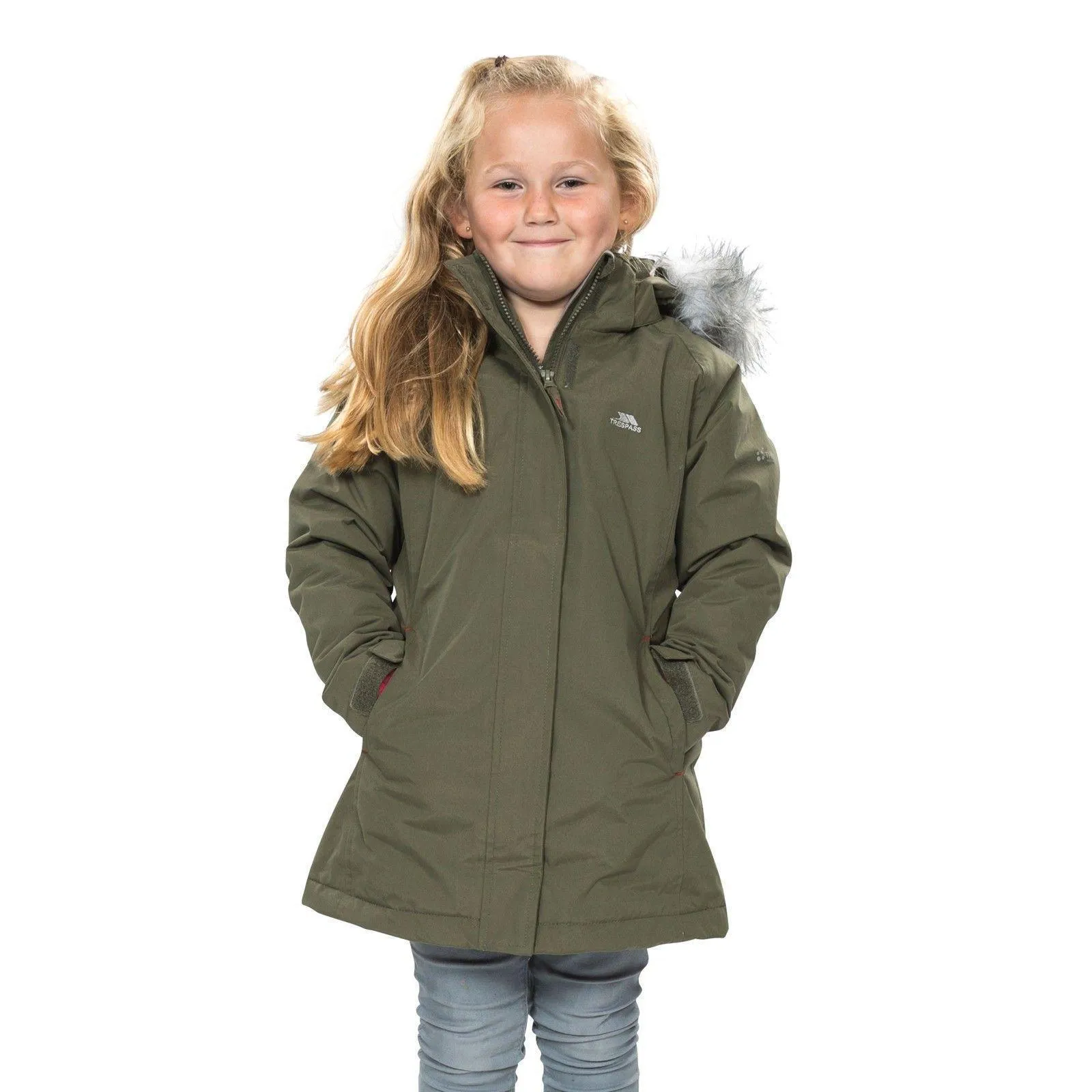 Kids Girls Fame Padded Waterproof Parka Jacket