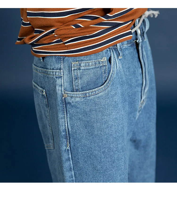 [Korean Style] 2 Colors Dinny Straight Denim Jeans