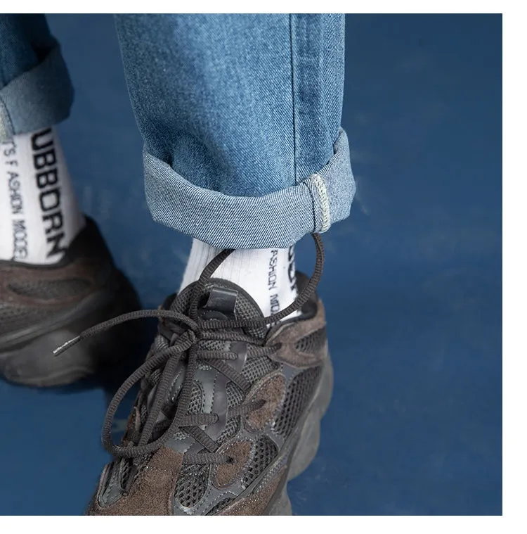 [Korean Style] 2 Colors Dinny Straight Denim Jeans