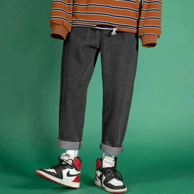 [Korean Style] 2 Colors Dinny Straight Denim Jeans