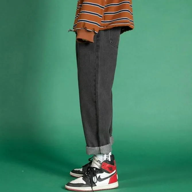 [Korean Style] 2 Colors Dinny Straight Denim Jeans