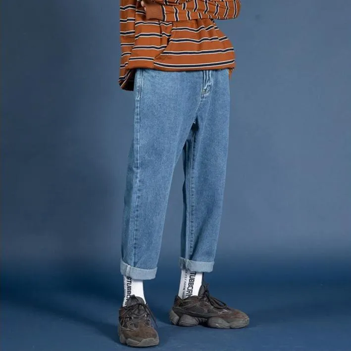 [Korean Style] 2 Colors Dinny Straight Denim Jeans