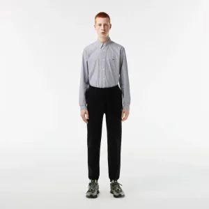 LACOSTE MEN’S ORGANIC COTTON SWEATPANTS BLACK