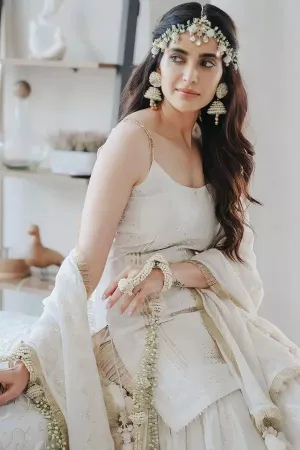 Latest Karishma Tanna Party Wear Sharara Suit Design 2022