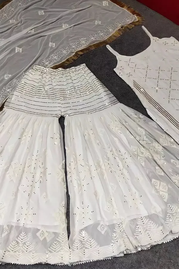 Latest Karishma Tanna Party Wear Sharara Suit Design 2022