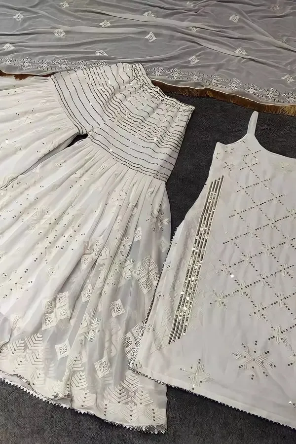 Latest Karishma Tanna Party Wear Sharara Suit Design 2022