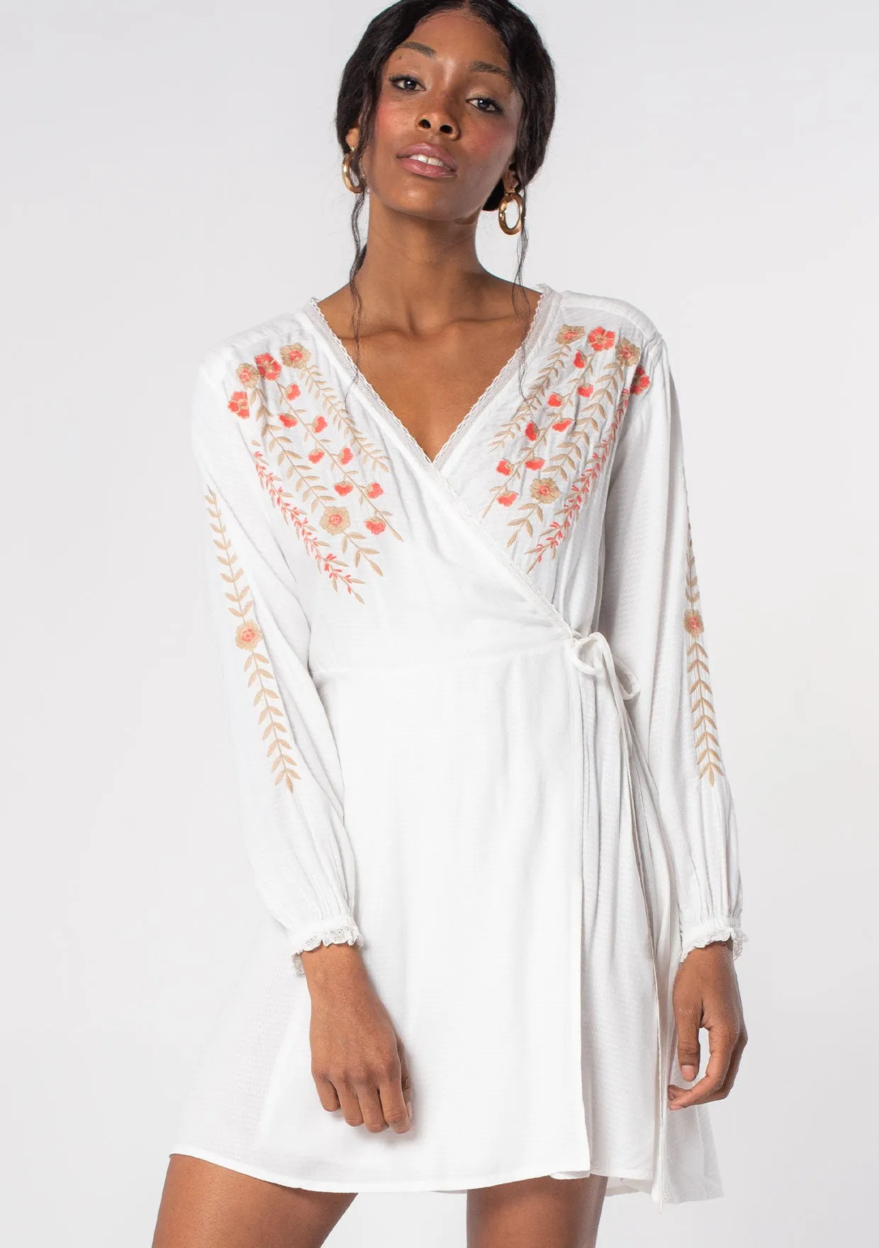 Lyric Mini Wrap Dress