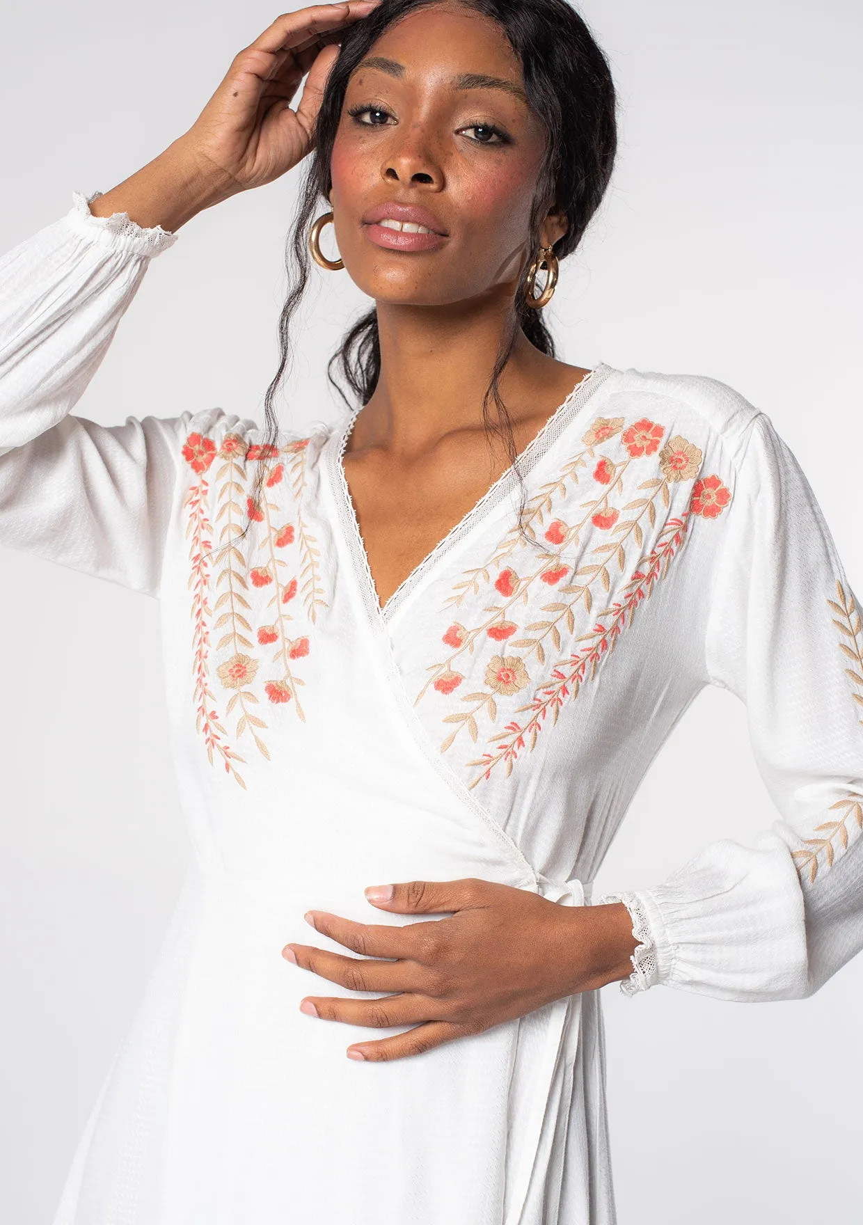 Lyric Mini Wrap Dress