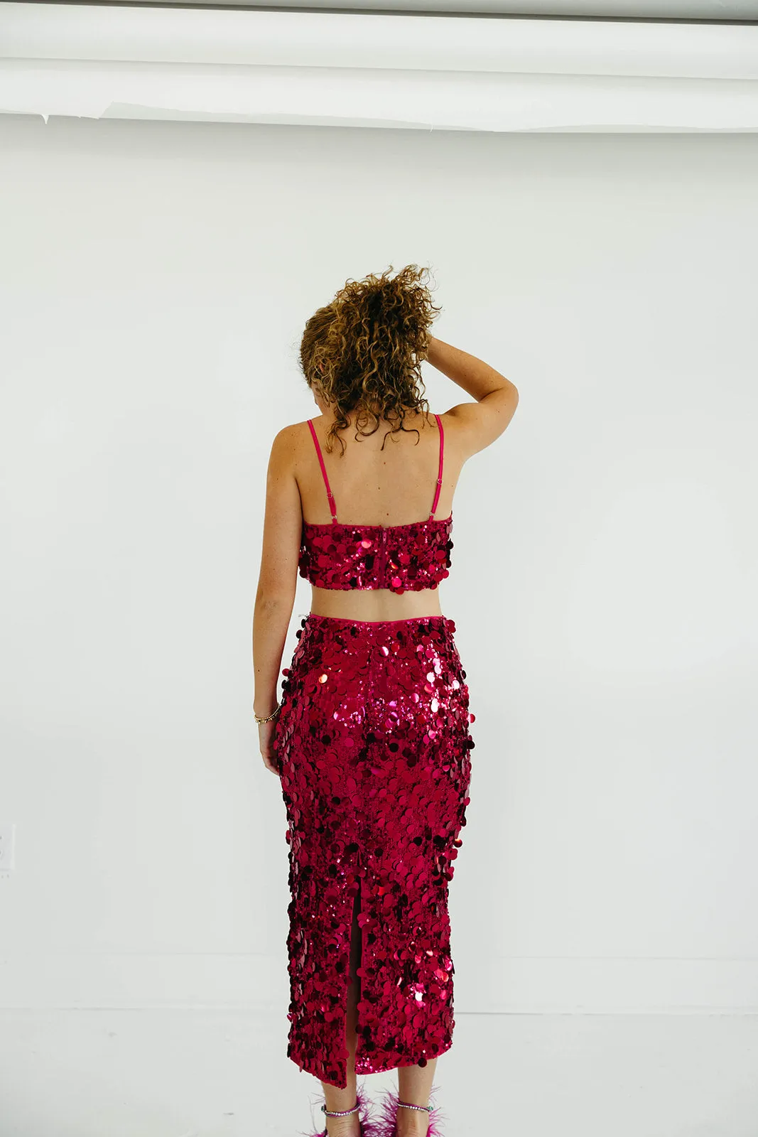 Make It To Midnight Skirt - Pink