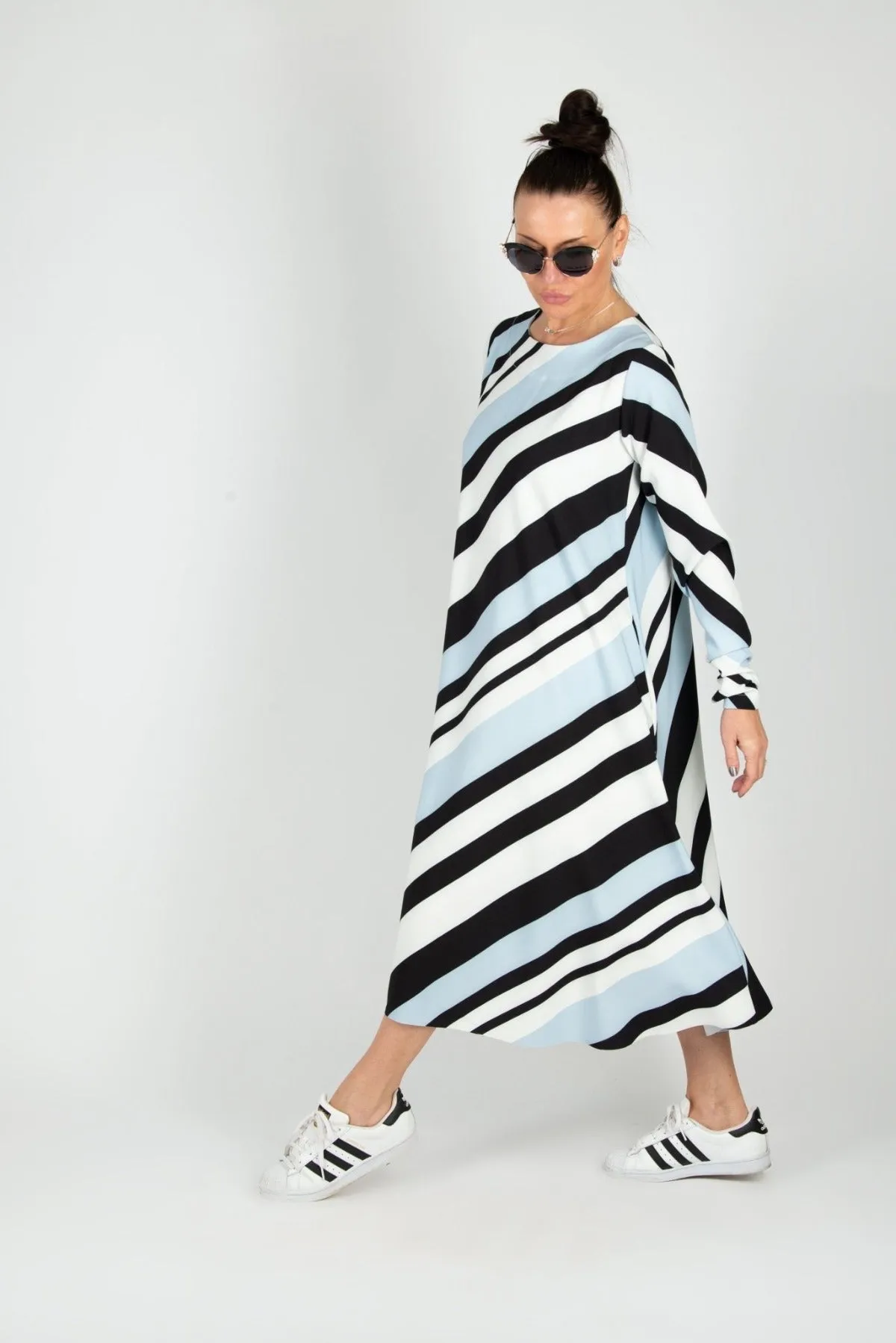 MARGO A line Stripe Dress