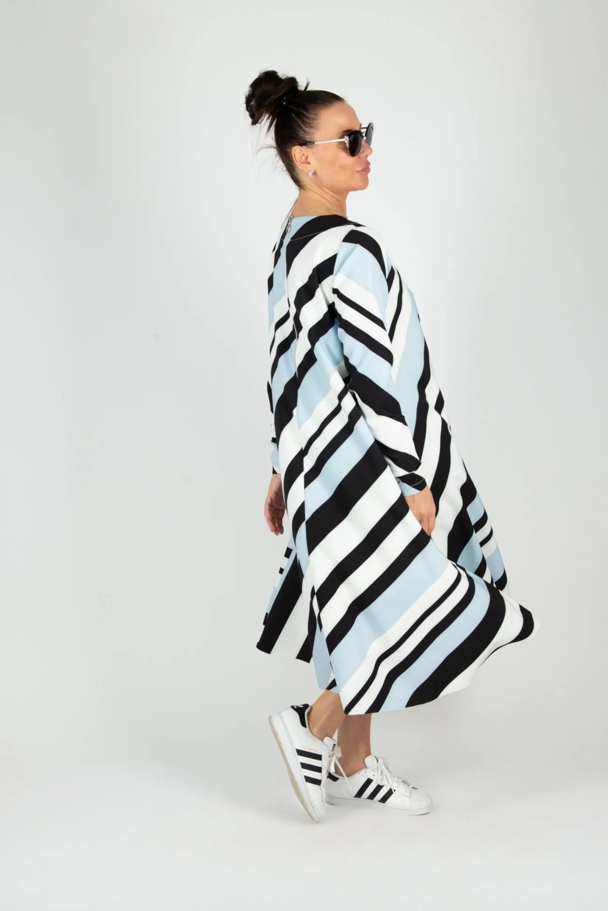MARGO A line Stripe Dress