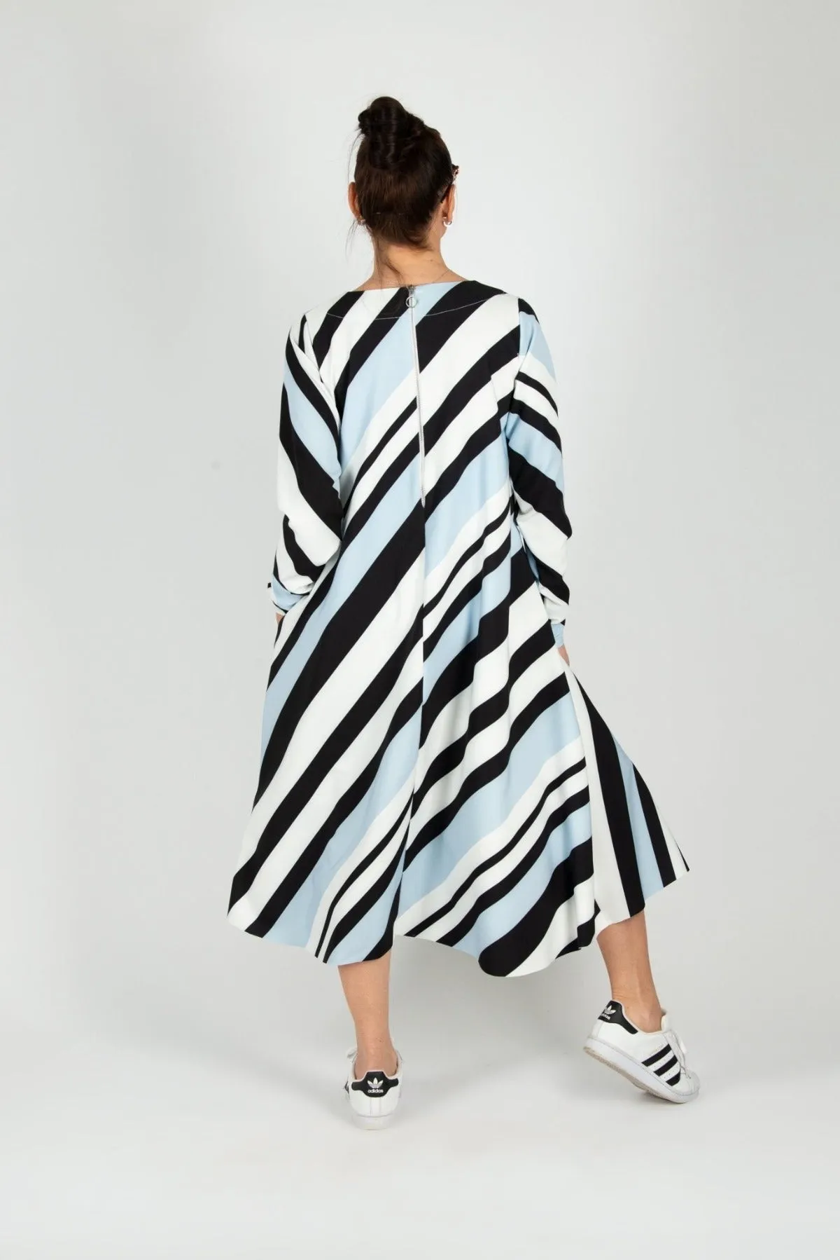 MARGO A line Stripe Dress