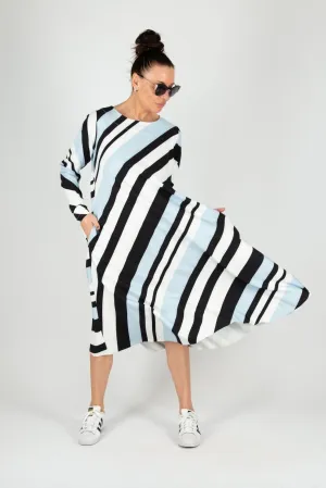 MARGO A line Stripe Dress