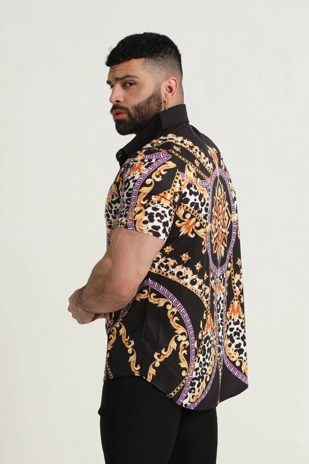 Men's Casual Hawaiian Fashion Thin Shirt 88280804YM