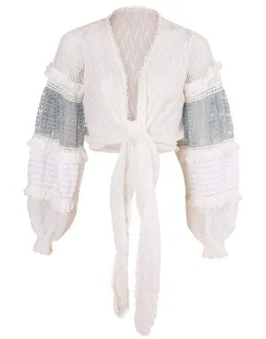 Mesh Wrap Top