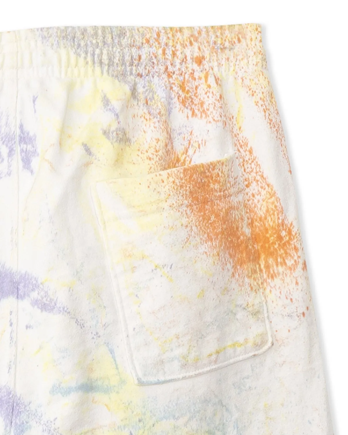 Mixed Dyed Multi Splatter Sweatpants - Natural