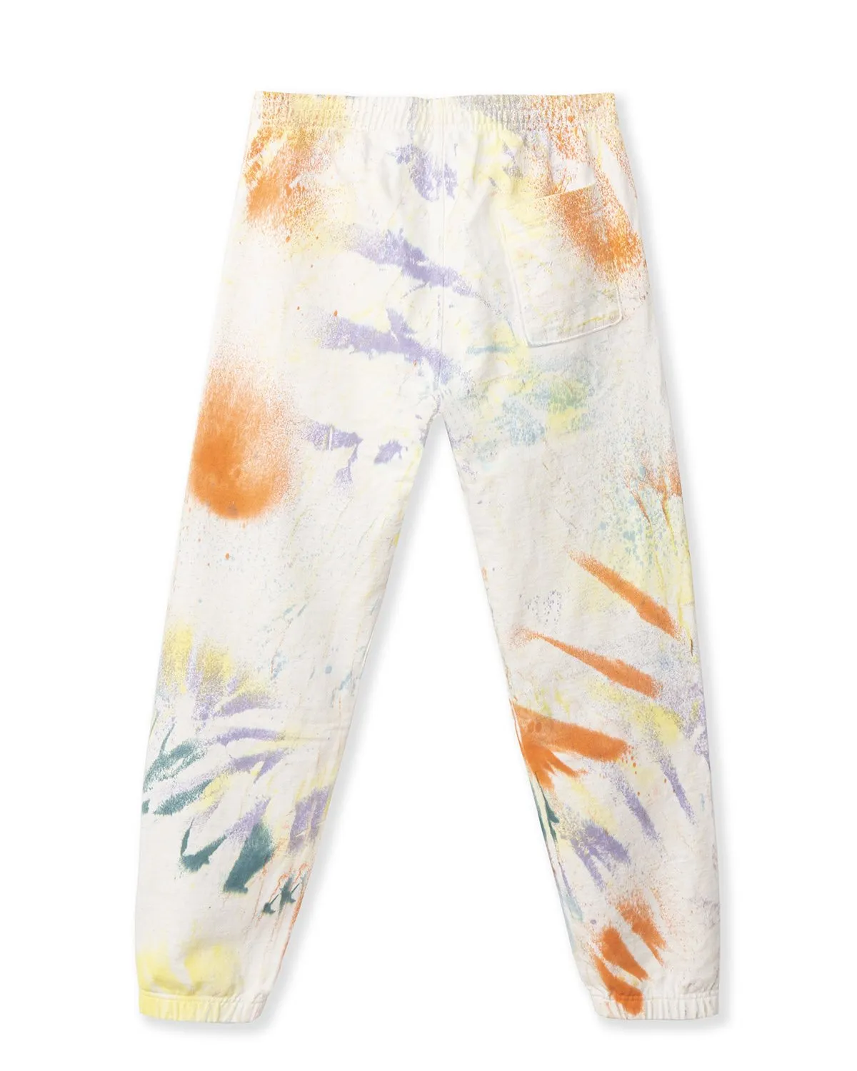 Mixed Dyed Multi Splatter Sweatpants - Natural