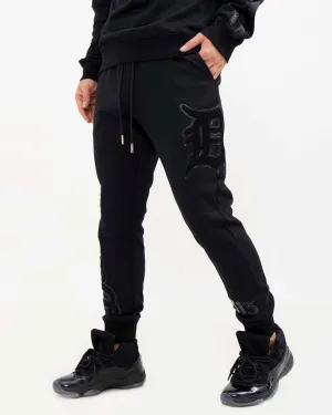 MLB DETROIT TIGERS TRIPLE BLACK MEN'S JOGGERS (BLACK)