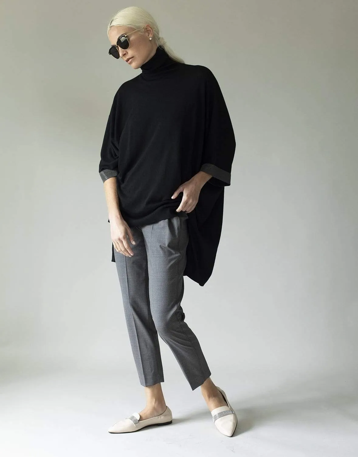Monili Cuff Turtleneck Tunic
