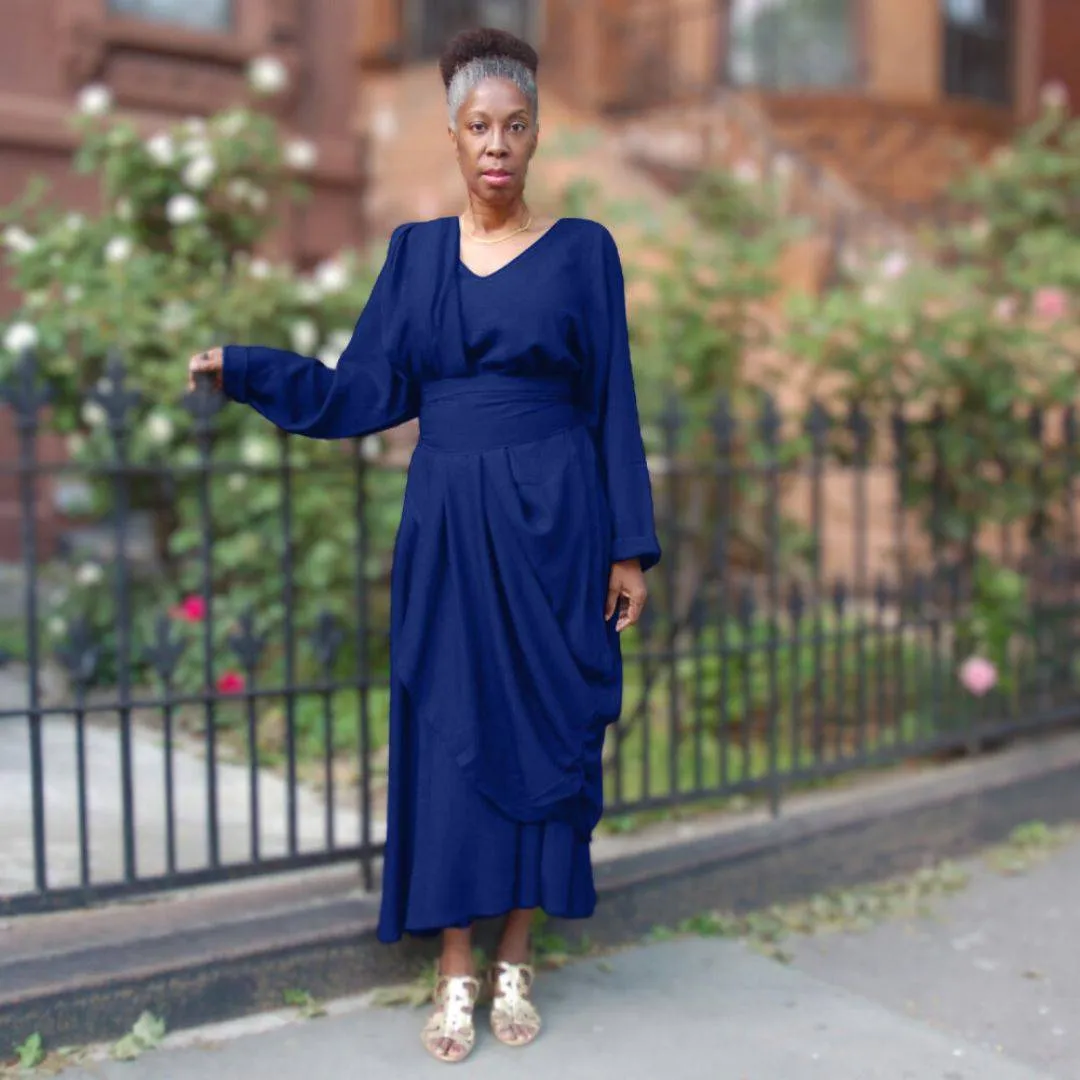 Moroccan Magic Dress with Sleeves in all sizes up to 5X