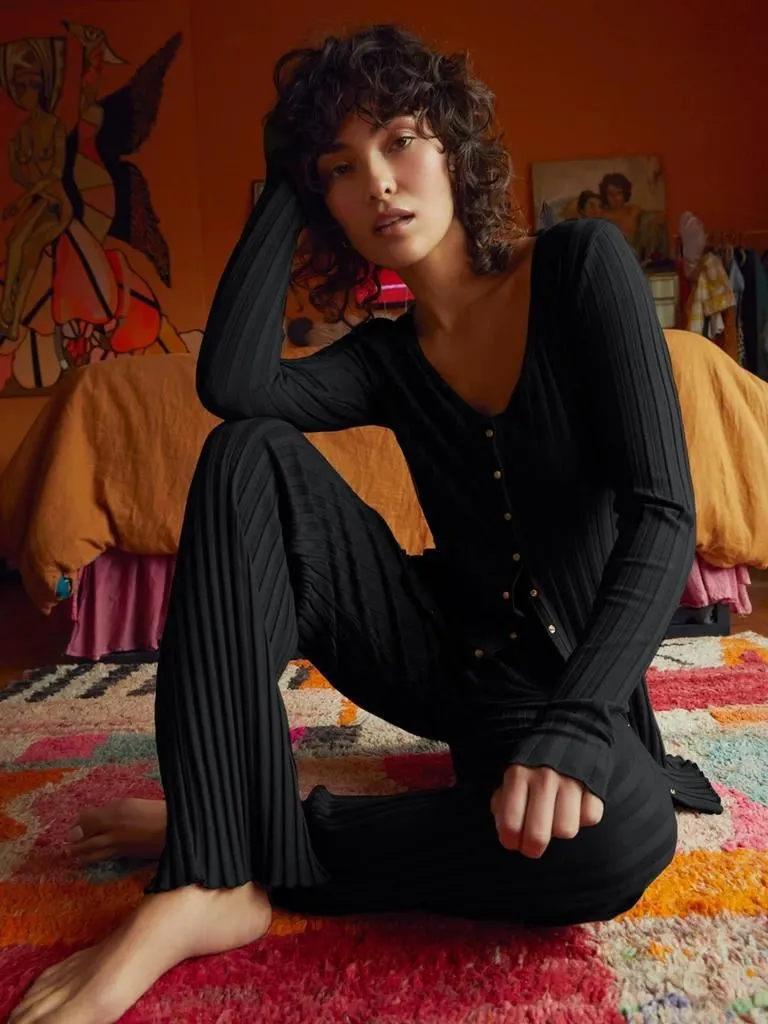 Nation Ginza Easy Lounge Pant- Black