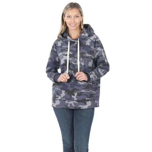 Navy Camo Hoodie