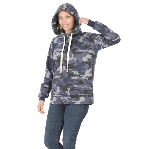 Navy Camo Hoodie