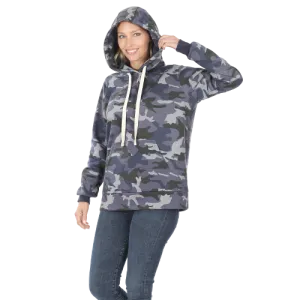 Navy Camo Hoodie
