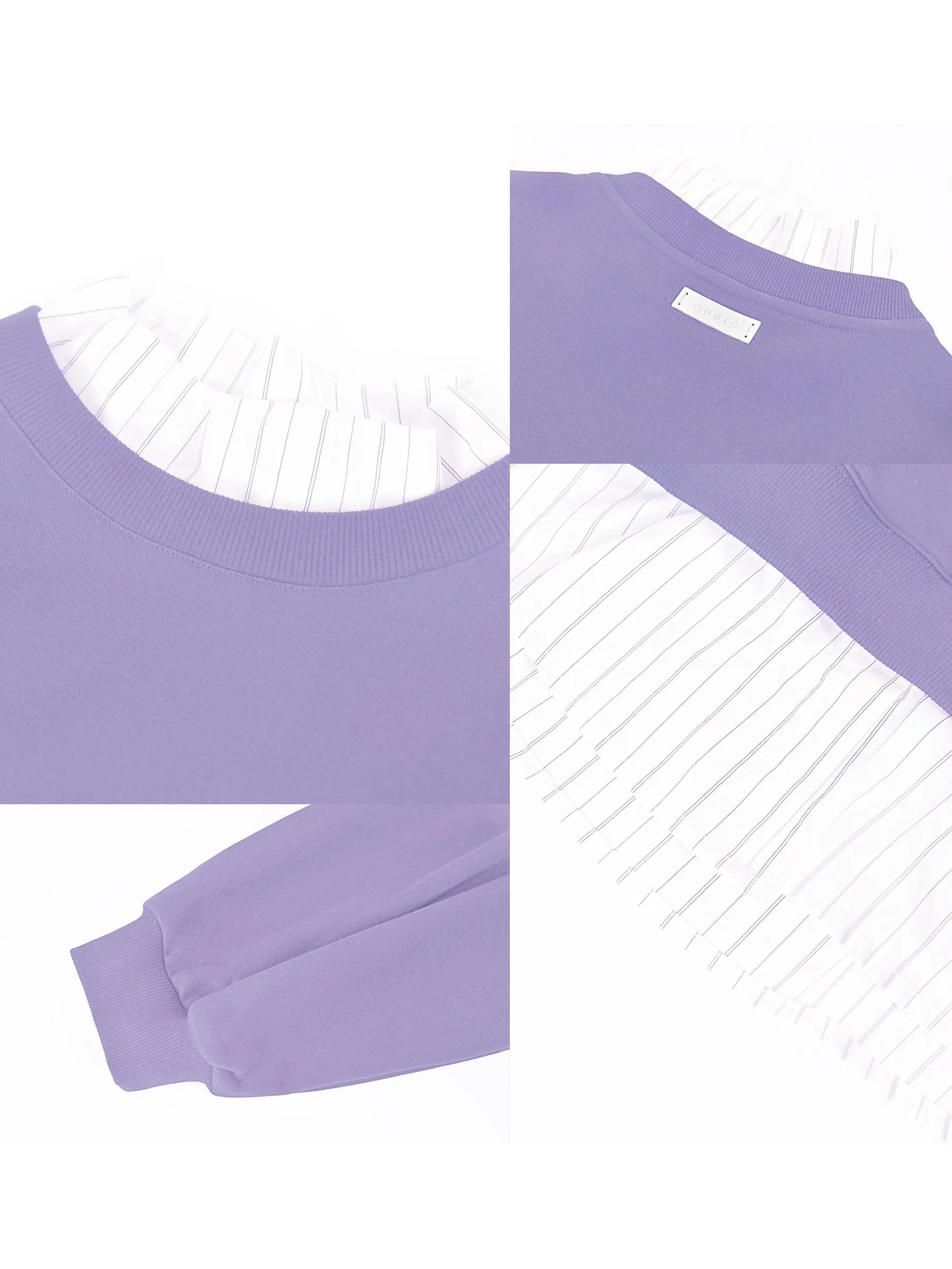 Oversized Sweatshirt with Cotton Blend