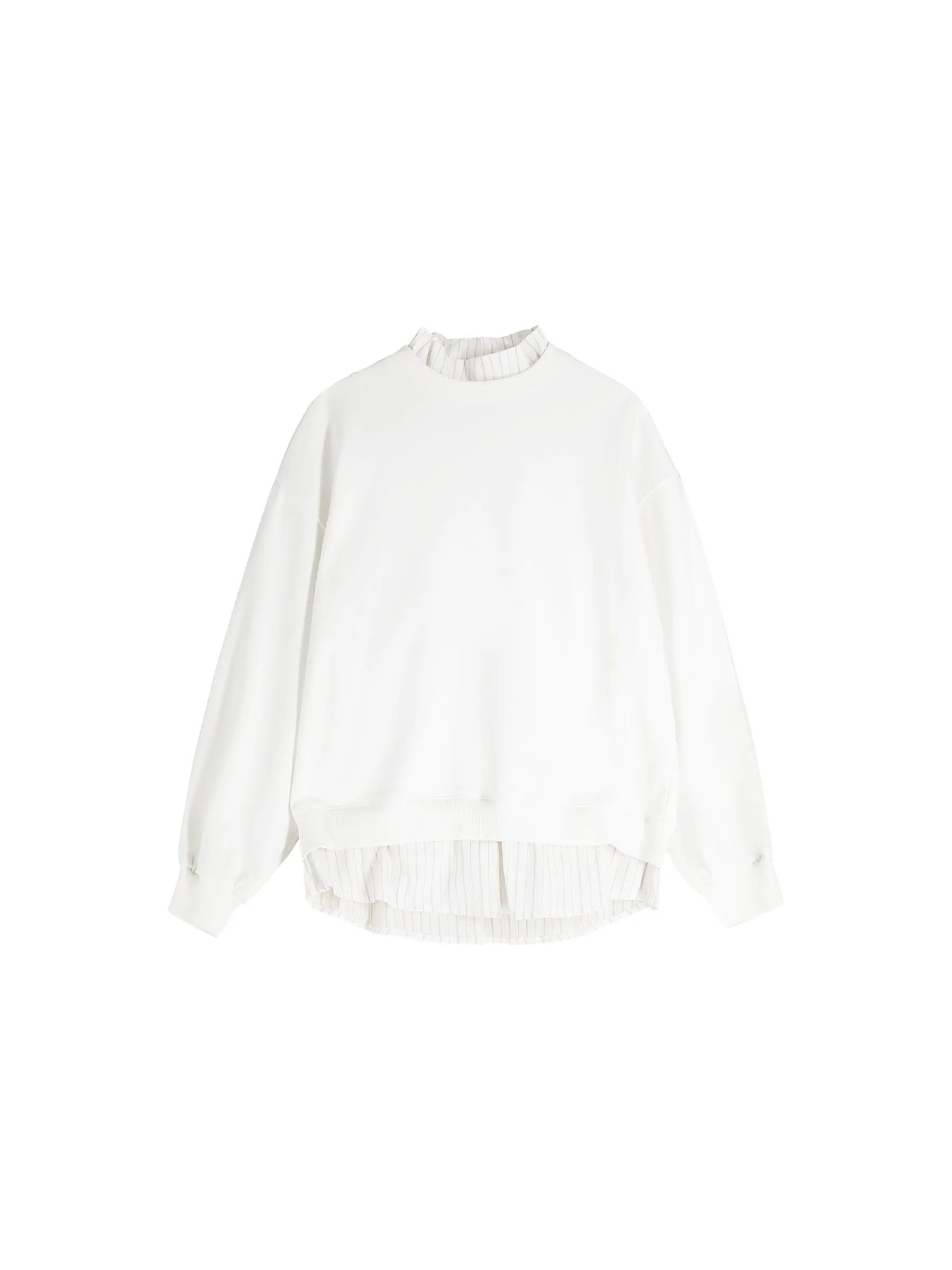 Oversized Sweatshirt with Cotton Blend