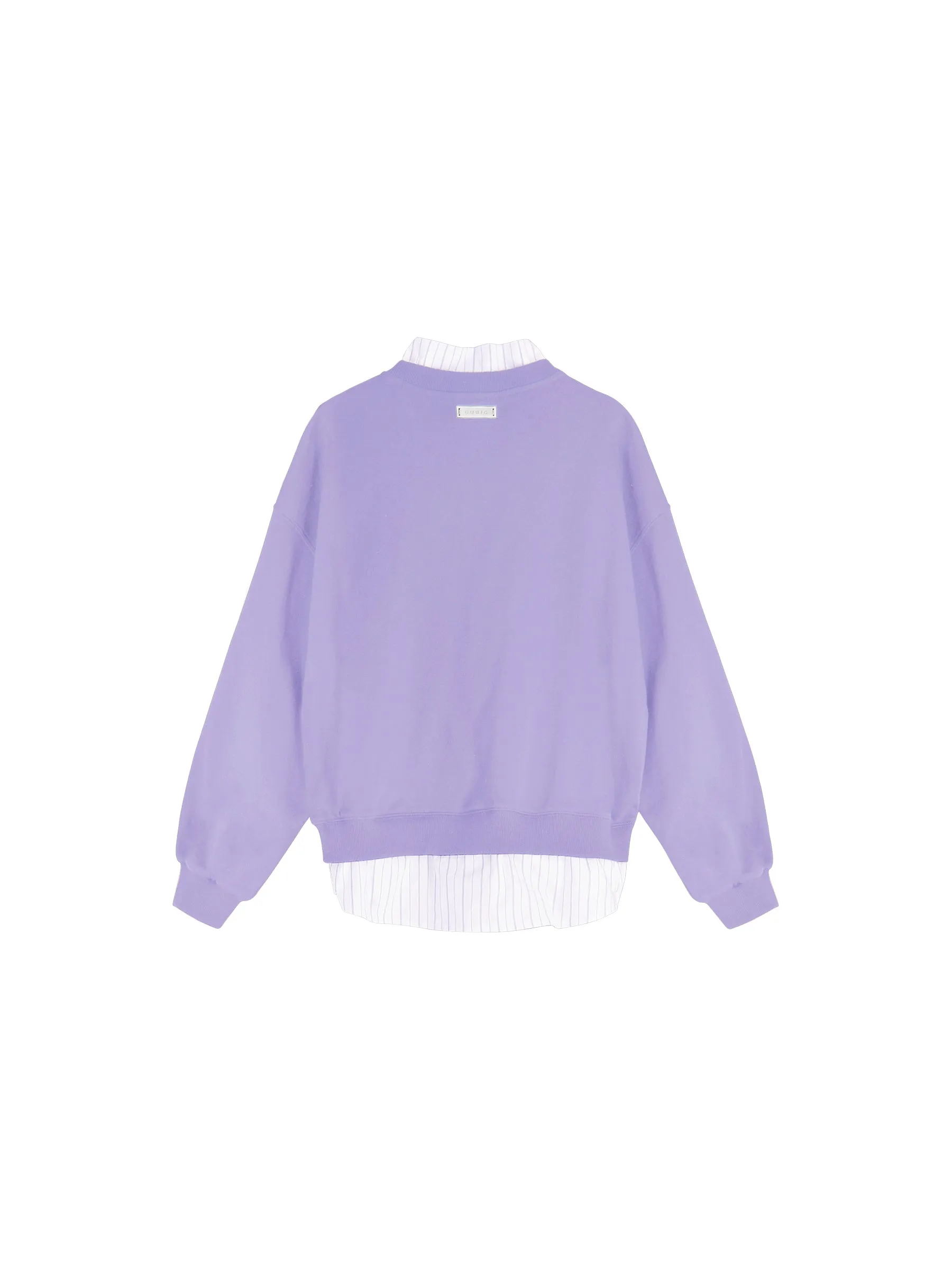 Oversized Sweatshirt with Cotton Blend