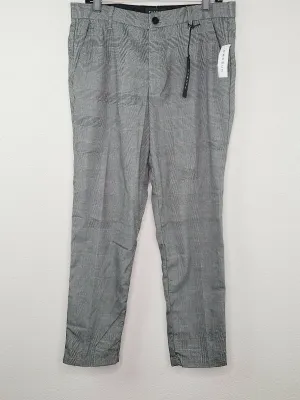 PacSun L.A. Women's Gray and Black Plaid Casual Dress Pants Size 32