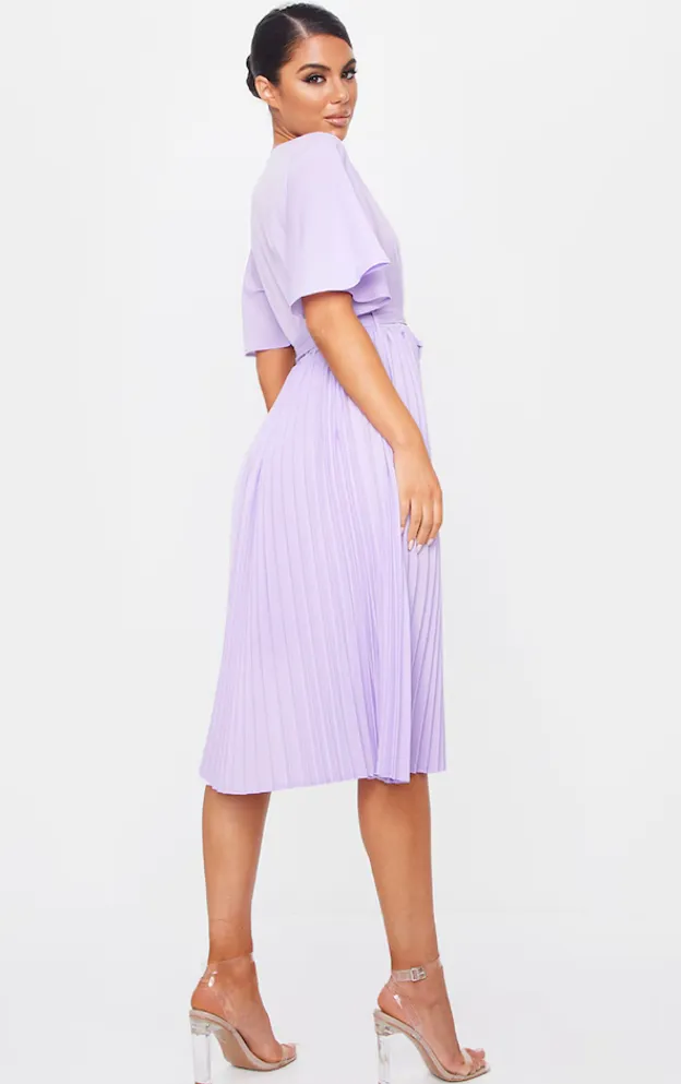 Phoebe Dress: Purple